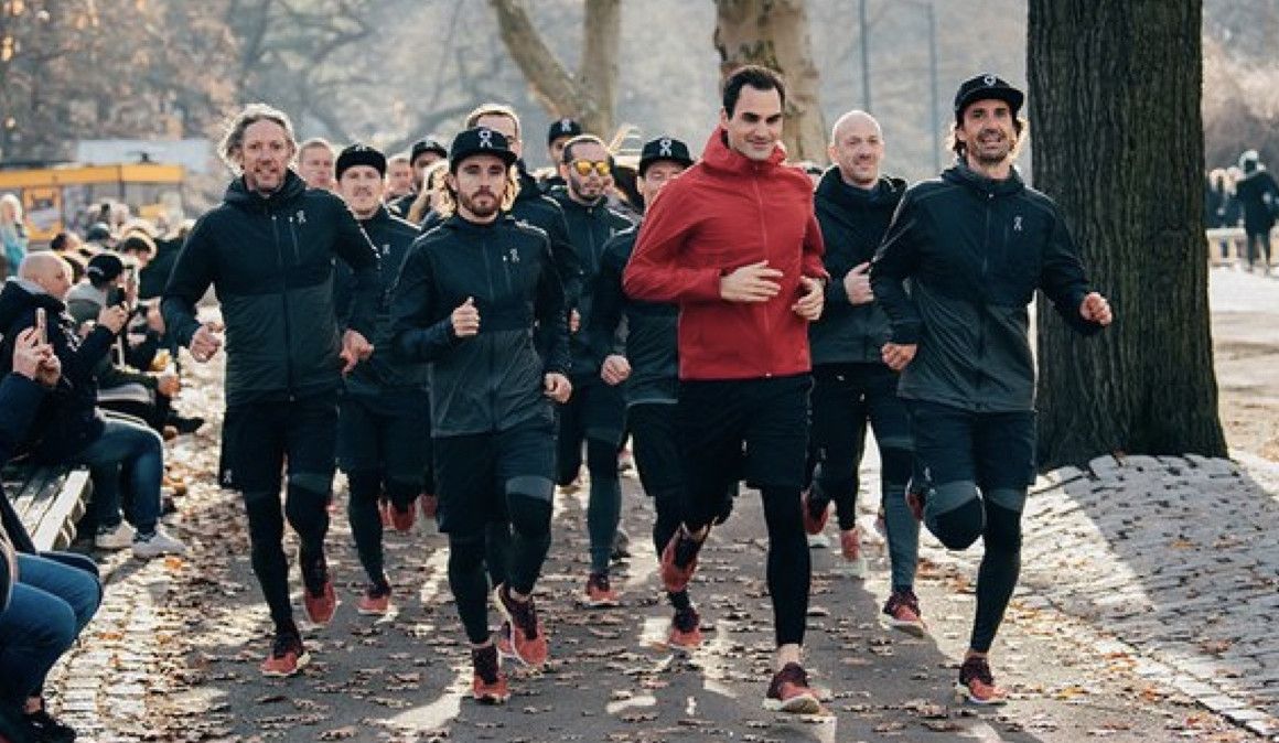 El tenista Roger Federer calzará zapatillas On Running