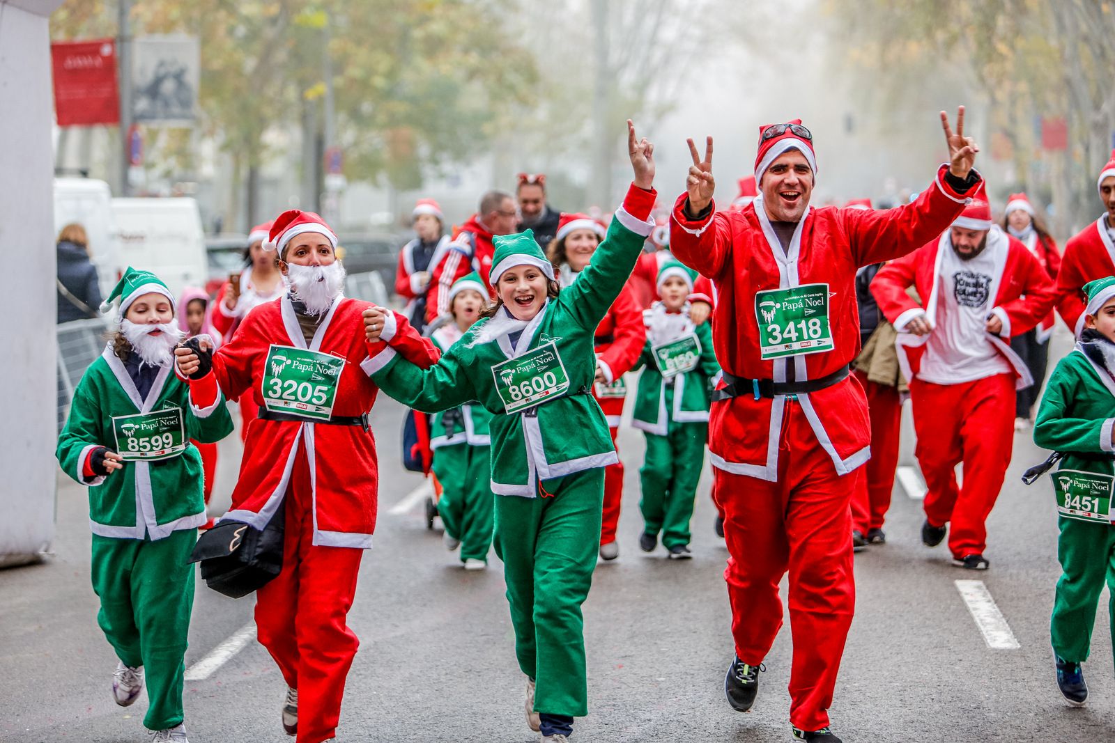 Fotos de la Carrera de El Corte Inglés Papá Noel 2019 - 2