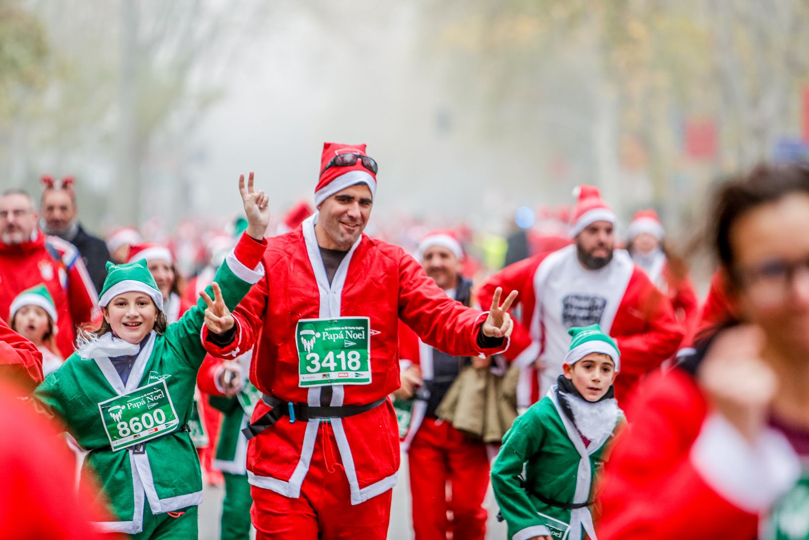 Fotos de la Carrera de El Corte Inglés Papá Noel 2019 - 2