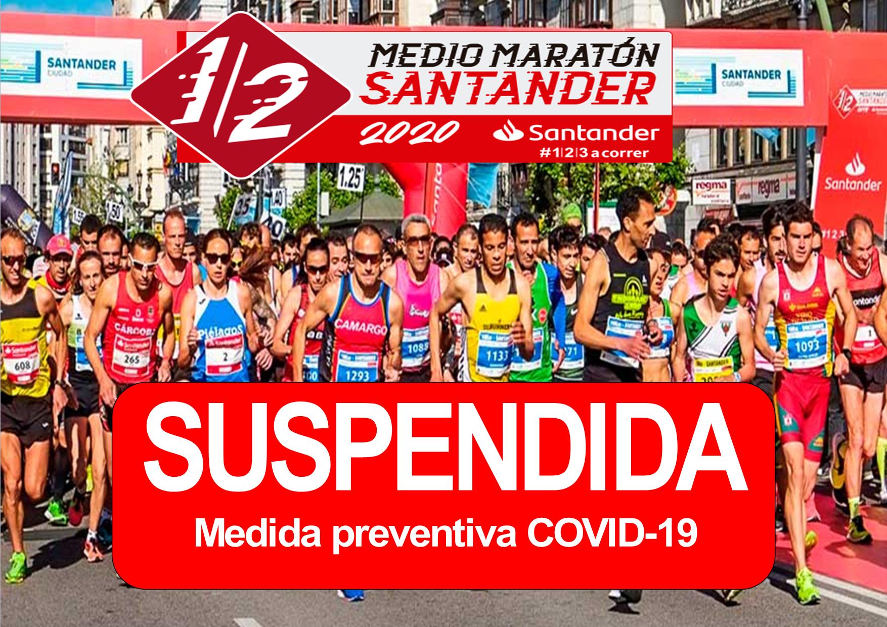 Cancelado el Medio Maratón y los 10 km de Santander 2020.