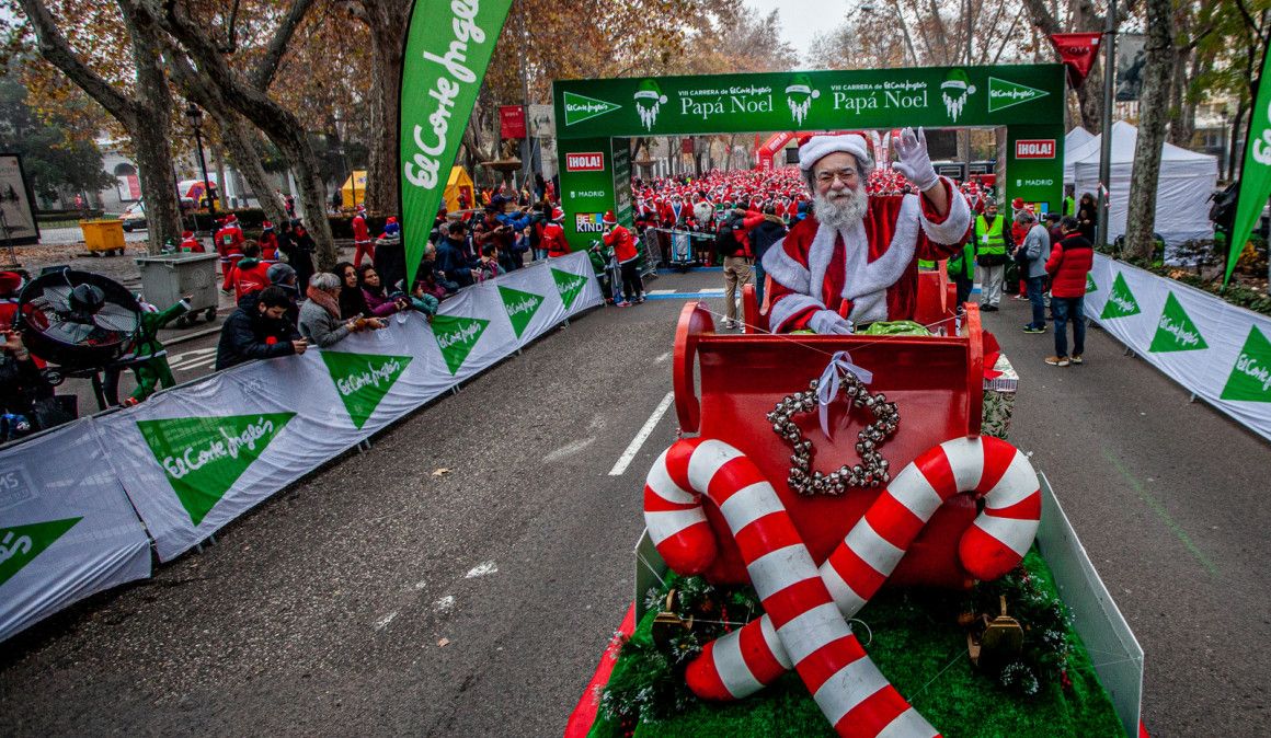 Las mejores fotos de la Carrera de El Corte Inglés Papá Noel 2019