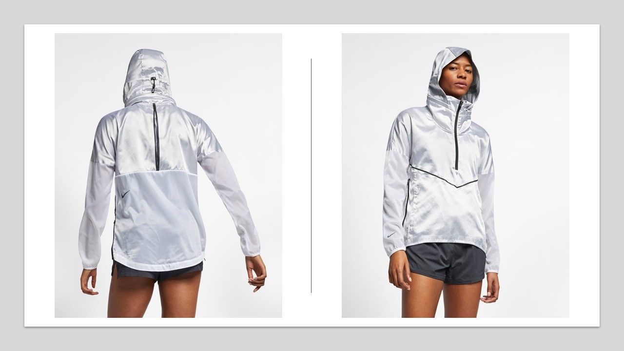 Chaqueta de running con capucha