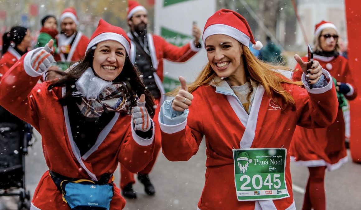 Una imagen de la Carrera de Papá Noel de Madrid | JCD Fotografía