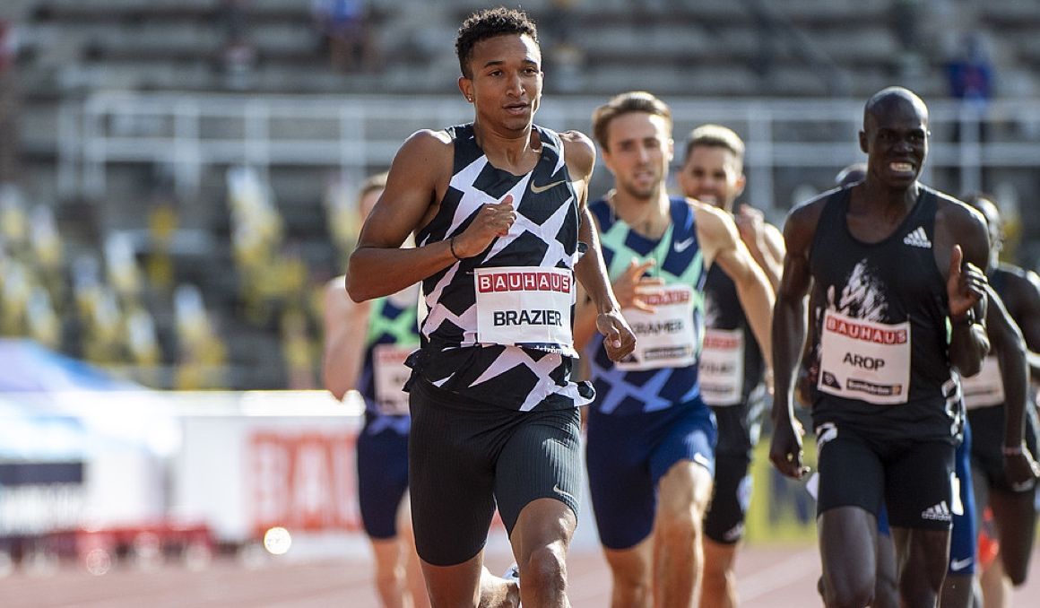 Donavan Brazier arrasó en los 800 metros con 1:43.76. ¡Sobrado!