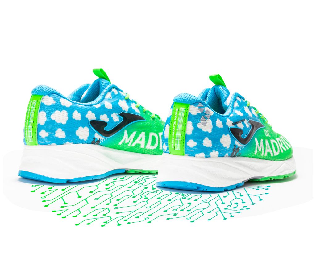 Los dos modelos JOMA edición especial Movistar Medio Maratón de Madrid