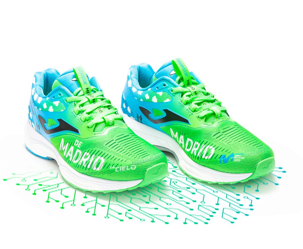 Los dos modelos JOMA edición especial Movistar Medio Maratón de Madrid