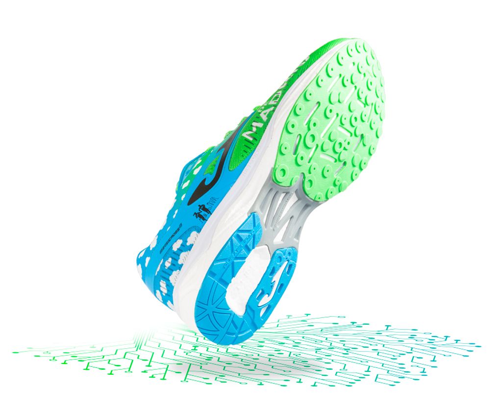 Los dos modelos JOMA edición especial Movistar Medio Maratón de Madrid