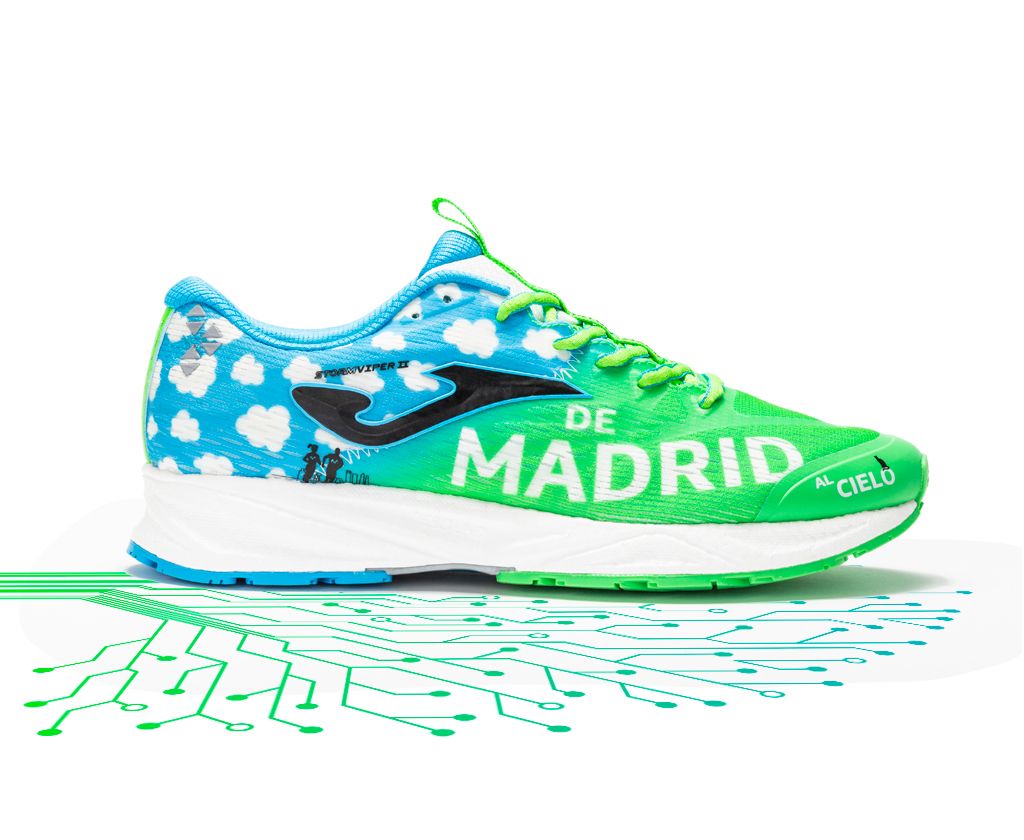 Los dos modelos JOMA edición especial Movistar Medio Maratón de Madrid