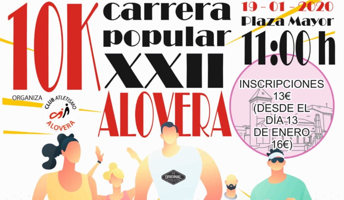 Alovera volverá a correr el próximo 19 de enero