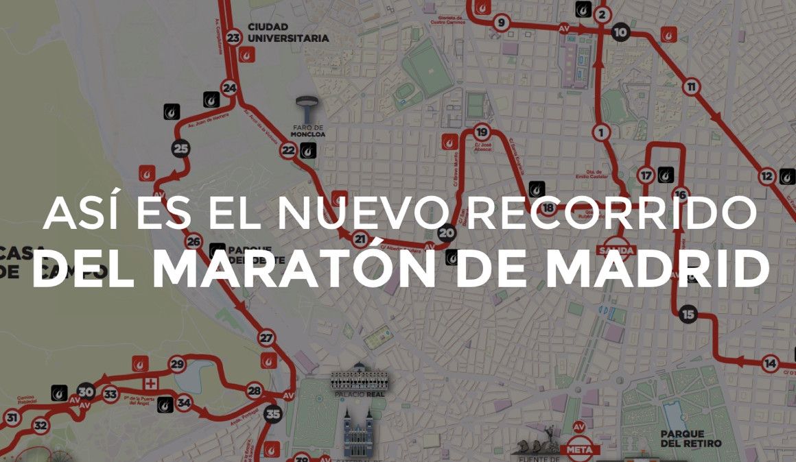 El Maratón de Madrid cambia de recorrido
