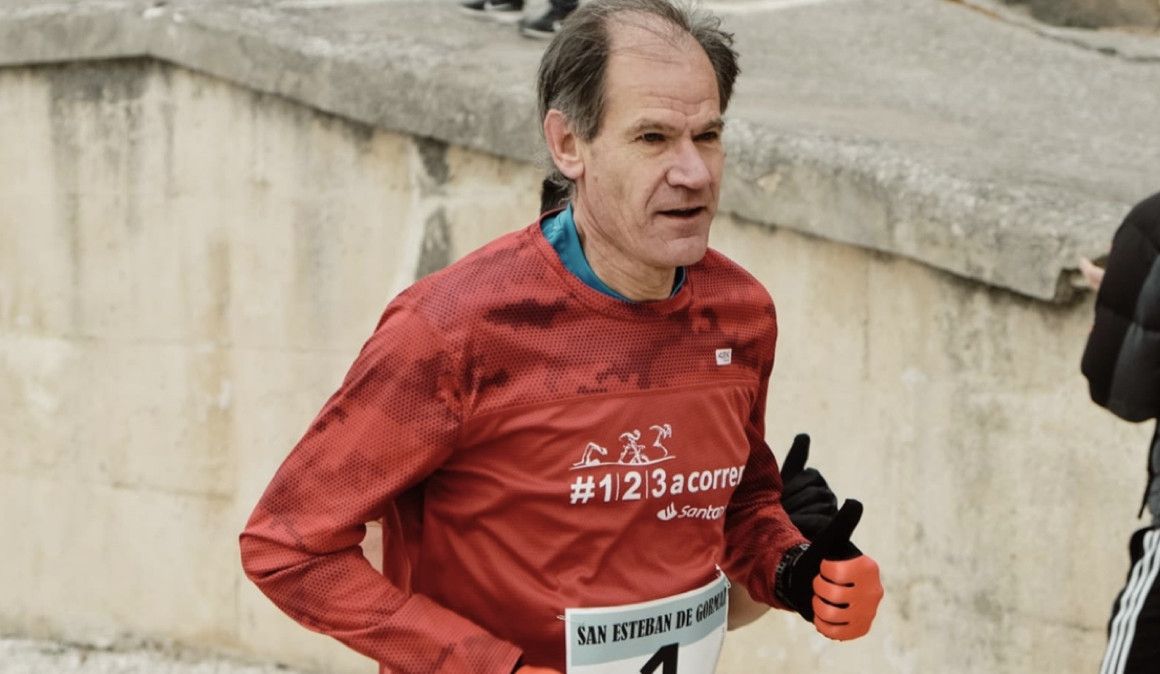 Abel Antón en una carrera reciente en Soria | Twitter Abel Antón
