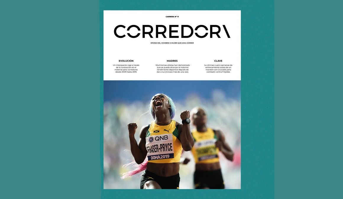 La portada del número 11 de la revista CORREDOR la protagonizó Shelly Ann Fraser-Pryce, una foto del gran Félix Sánchez