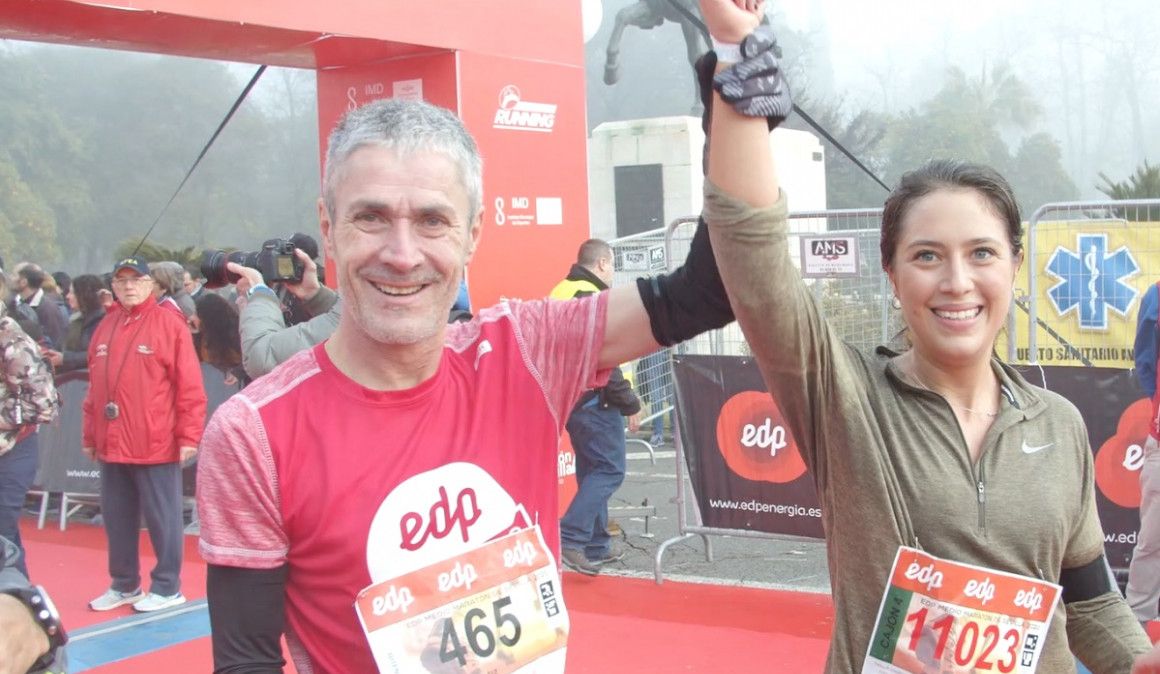 "Correr con Martín Fiz ha supuesto un antes y un después en mi reciente pasión"