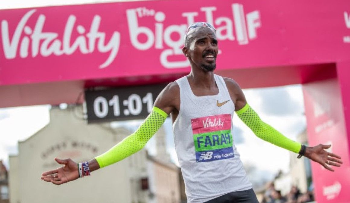 Mo Farah intentará en Bruselas el WR de la hora de Gebrselassie. Foto: Big Half.