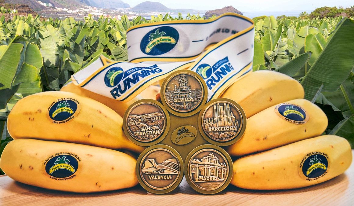 La espectacular medalla del circuito Plátano de Canarias