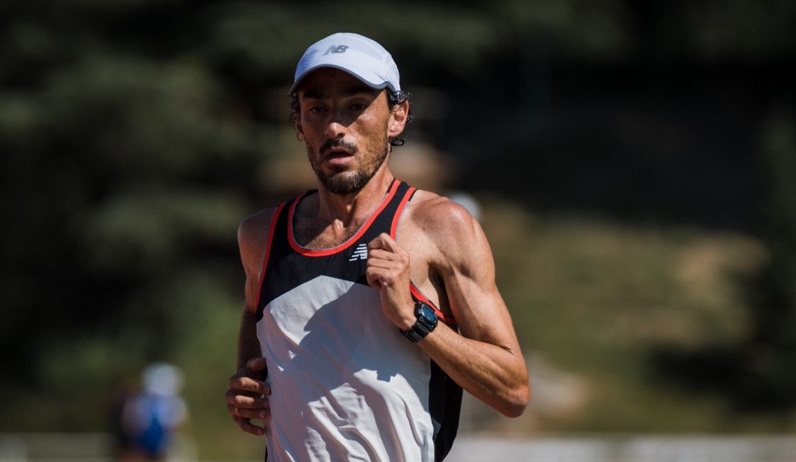 Jesús España durante un entrenamiento en Madrid | Sportmedia