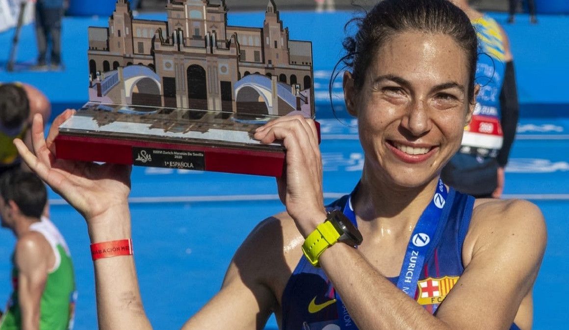 Marta Galimany en el Zurich Maratón de Sevilla. Foto: JJ Úbeda