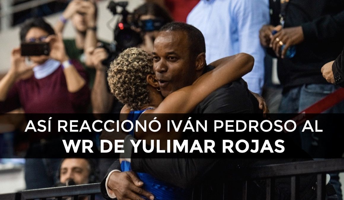 Así reaccionó Iván Pedroso al WR de Yulimar Rojas