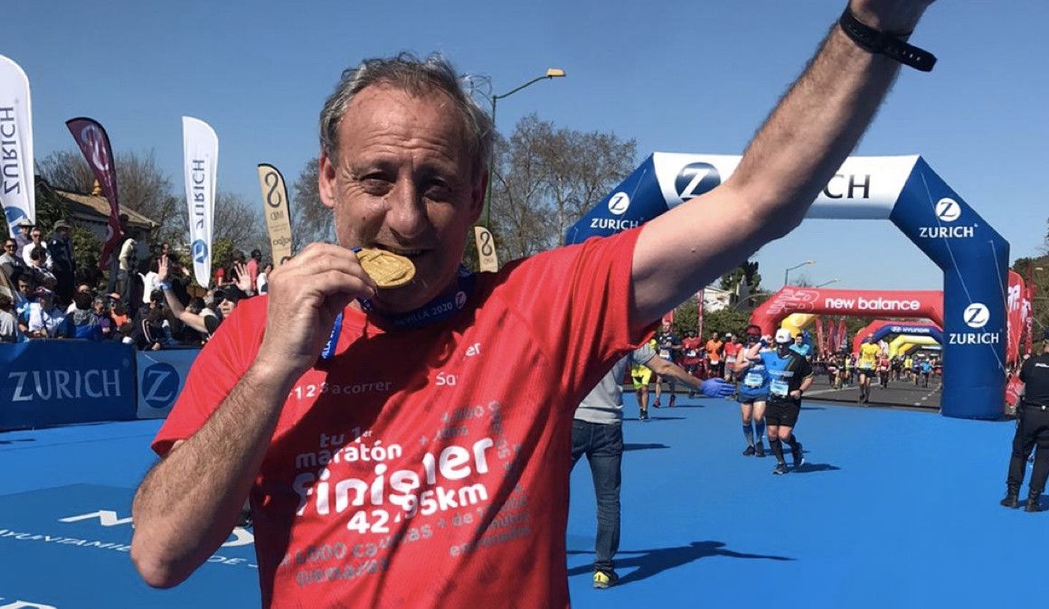 La victoria de Fermín Cacho en el Maratón de Sevilla
