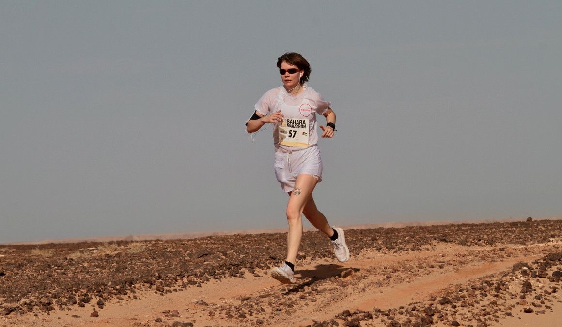 Moa Kjellstrand, ganadora del Sahara Marathon 2020