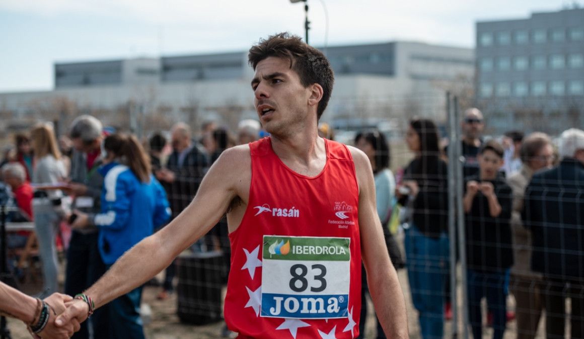 Yago Rojo después de finalizar noveno en el Campeonato de España de Cross | Sportmedia
