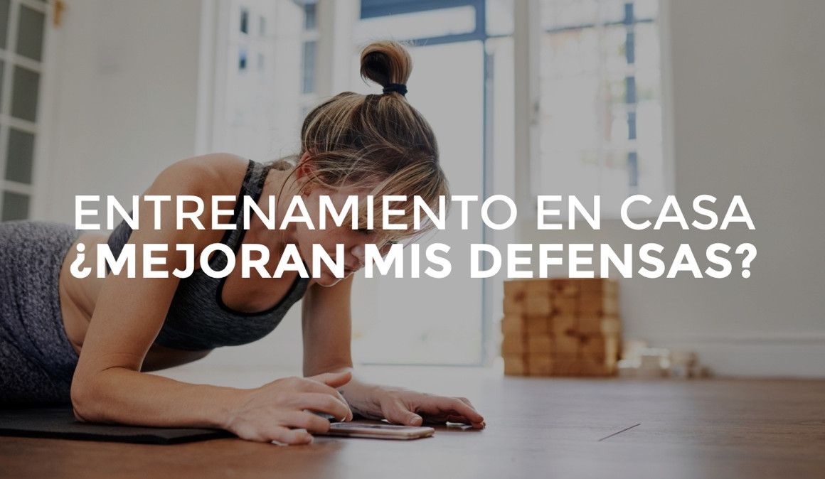 ¿Puede el entrenamiento en casa bajar nuestras defensas ? | iStock