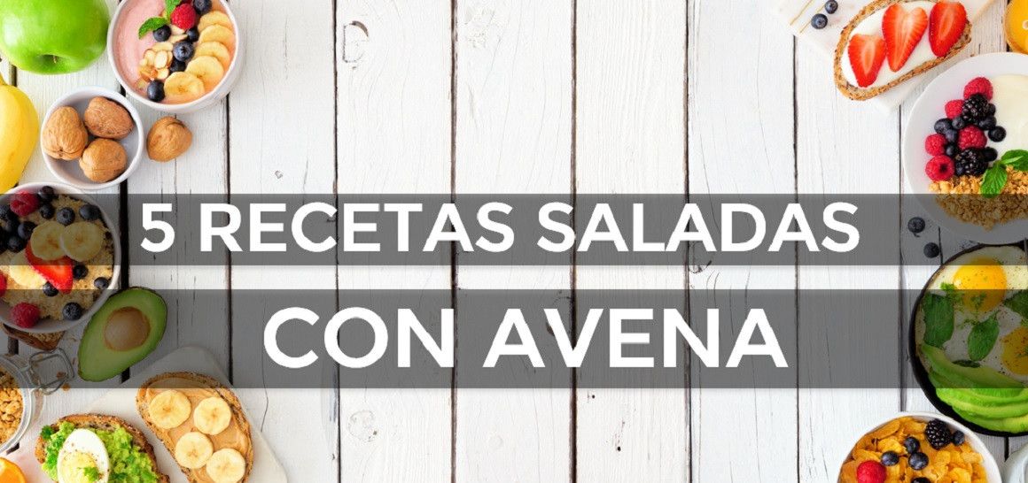 5 recetas saladas con avena