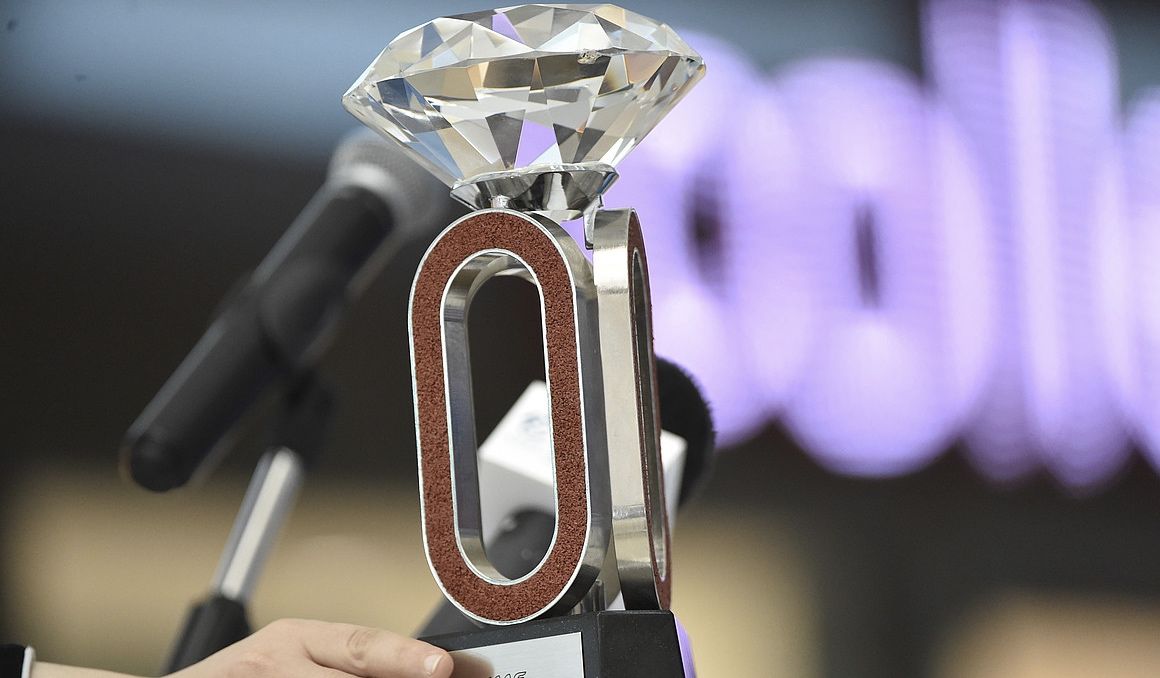 El trofeo de la Diamond League. Foto: DL