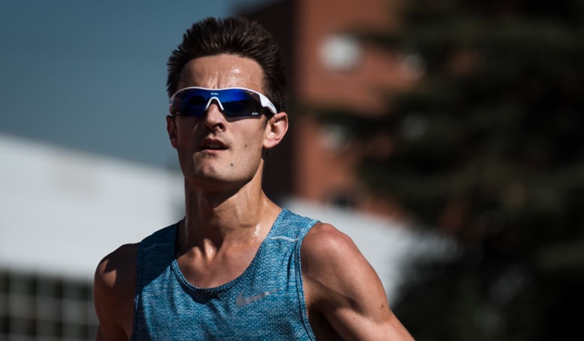 El atleta español Iraitz Arrospide en un test de lactato en Madrid. Foto: Sportmedia.