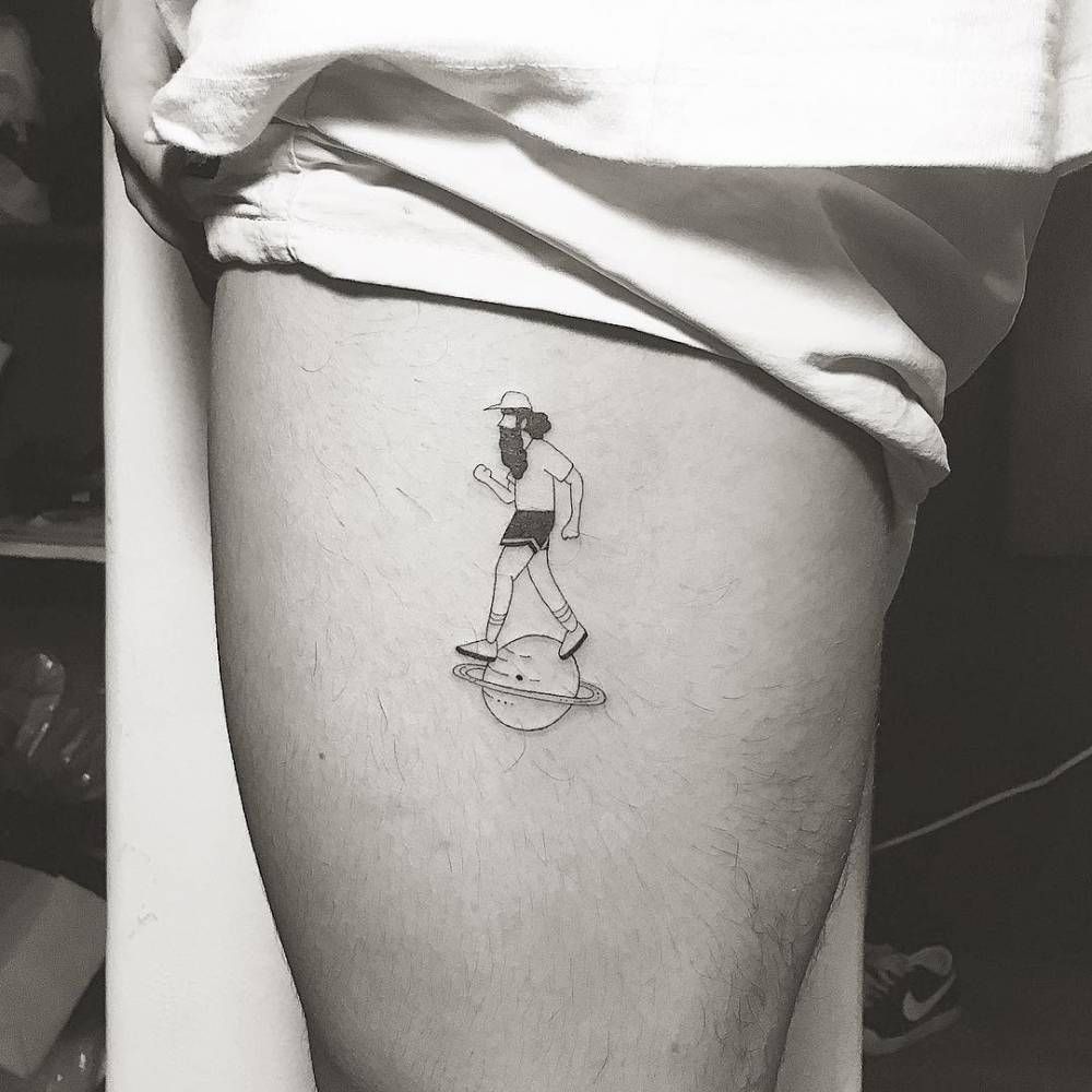 ¡Planeta Forrest! Un clásico de tatuaje.