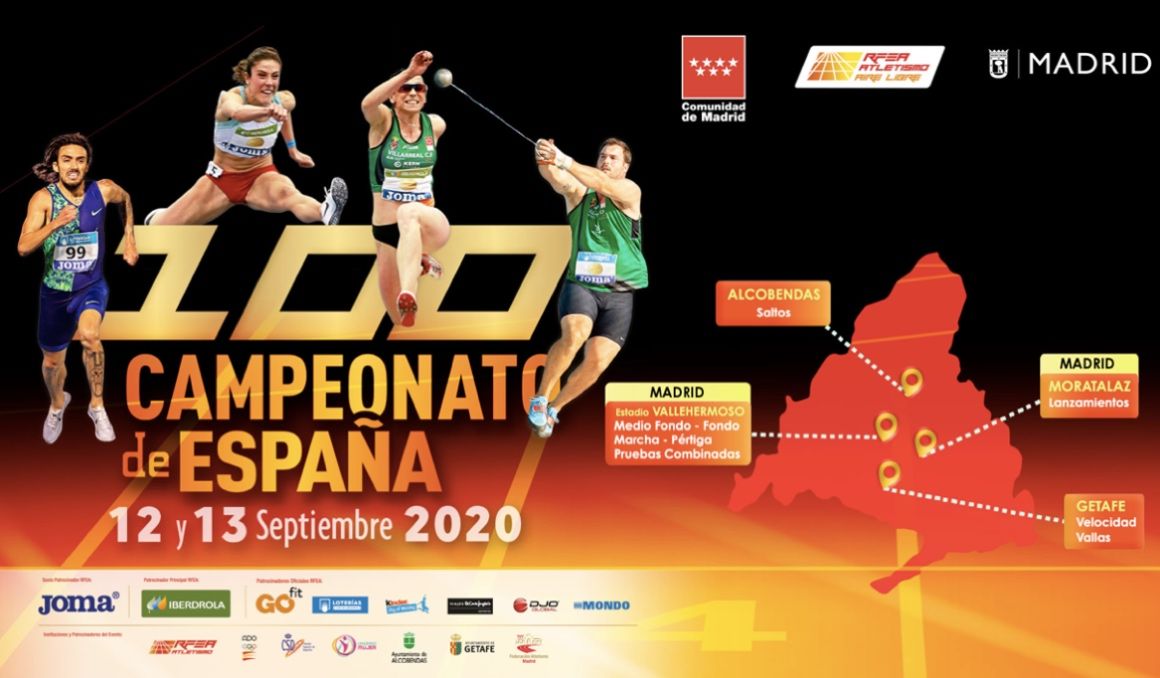Lista de inscritos, horarios y retransmisión en TV del Campeonato de España de Atletismo.