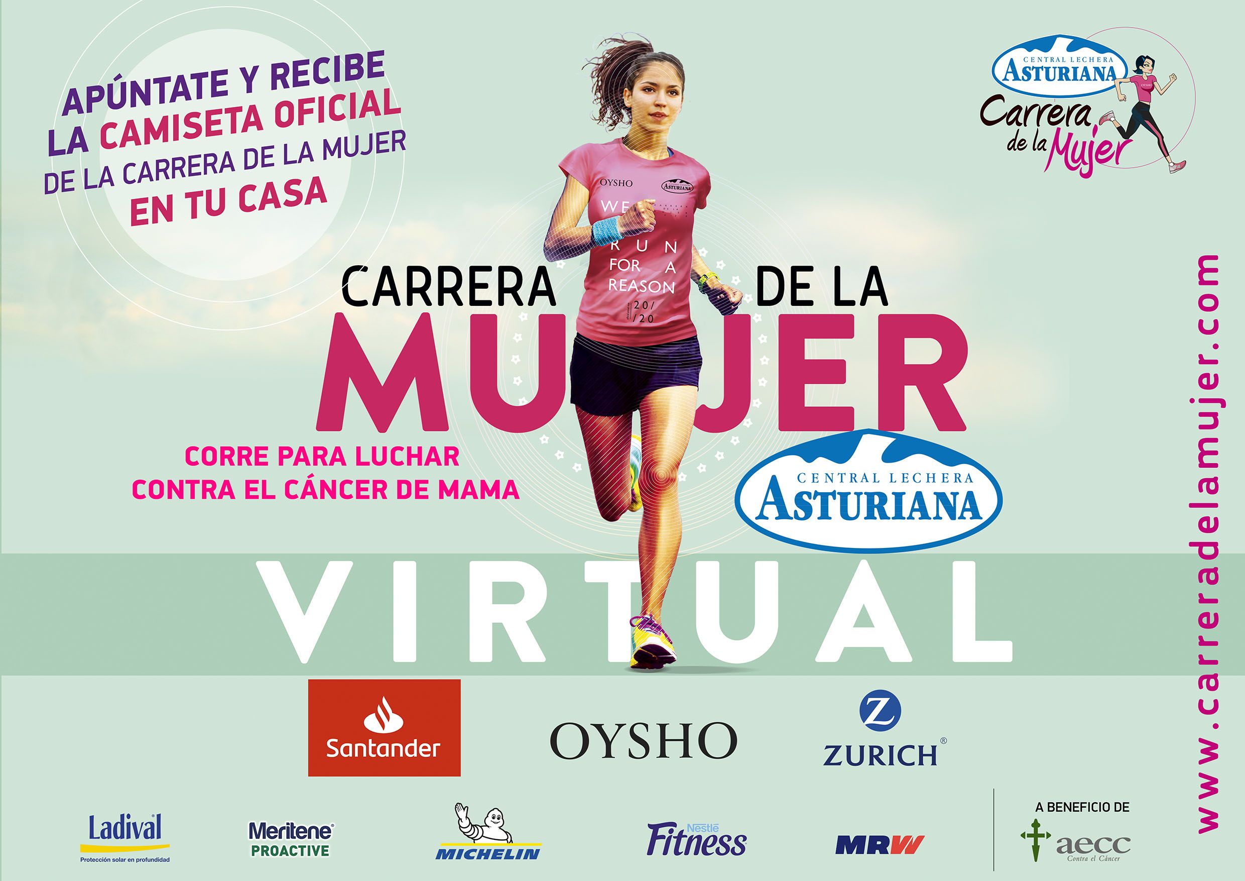 Cartel Carrera de la Mujer Virtual 2020