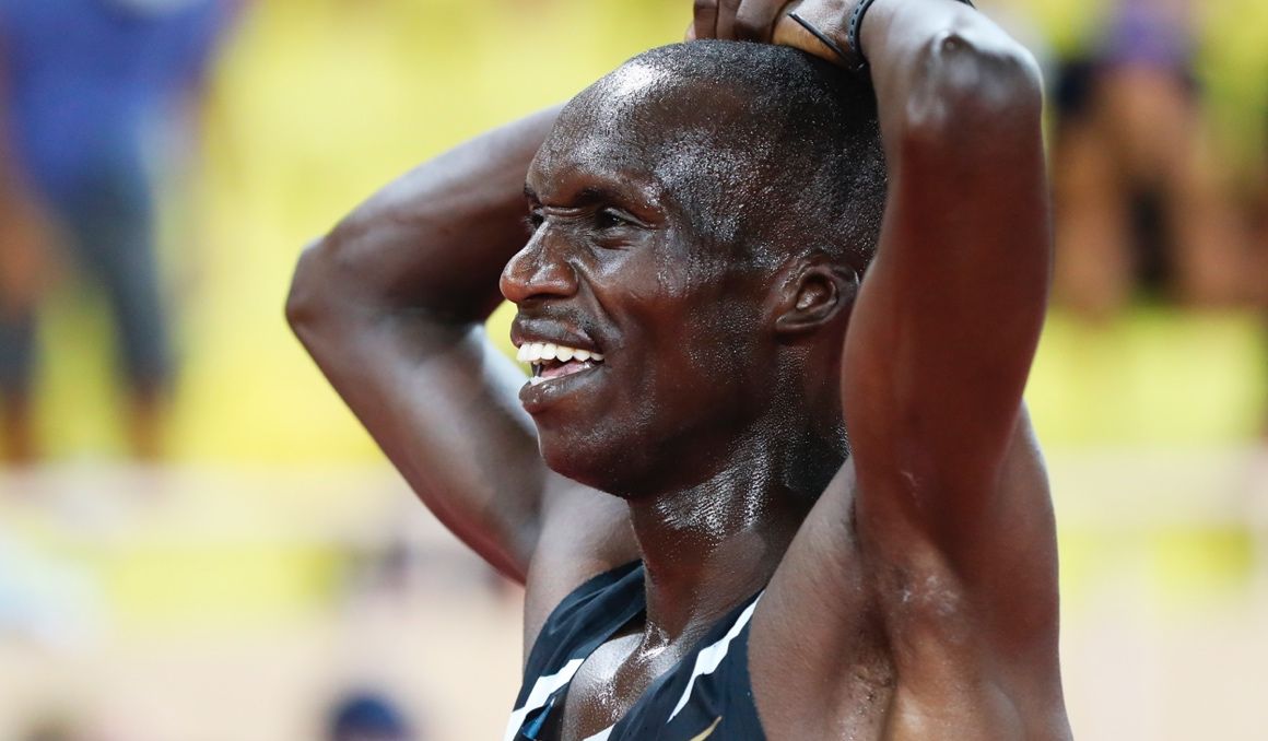 Joshua Cheptegei, nuevo plusmarquista mundial de 10.000 metros.