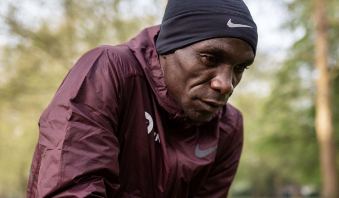 Eliud Kipchoge antes del Maratón de Londres 2020. NN RUNNING TEAM.