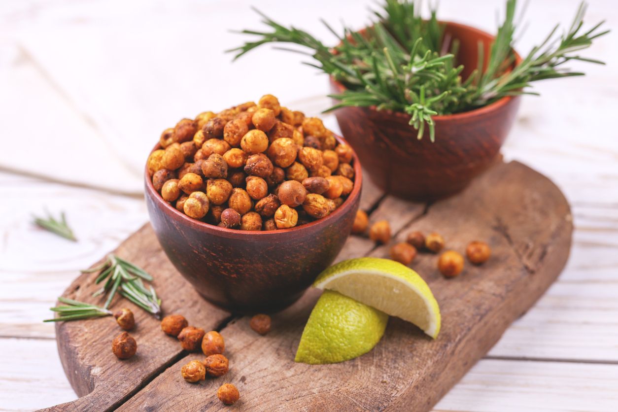 Preparamos unos ricos garbanzos especiados al horno