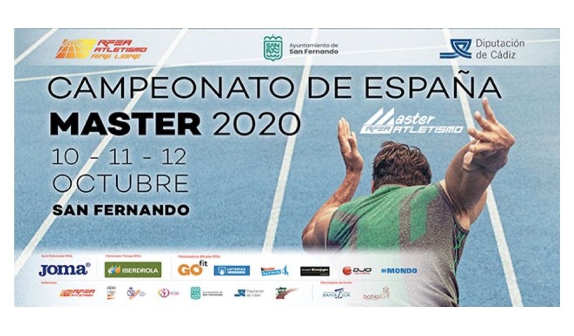 Cartel del Campeonato de España Master de San Fernando