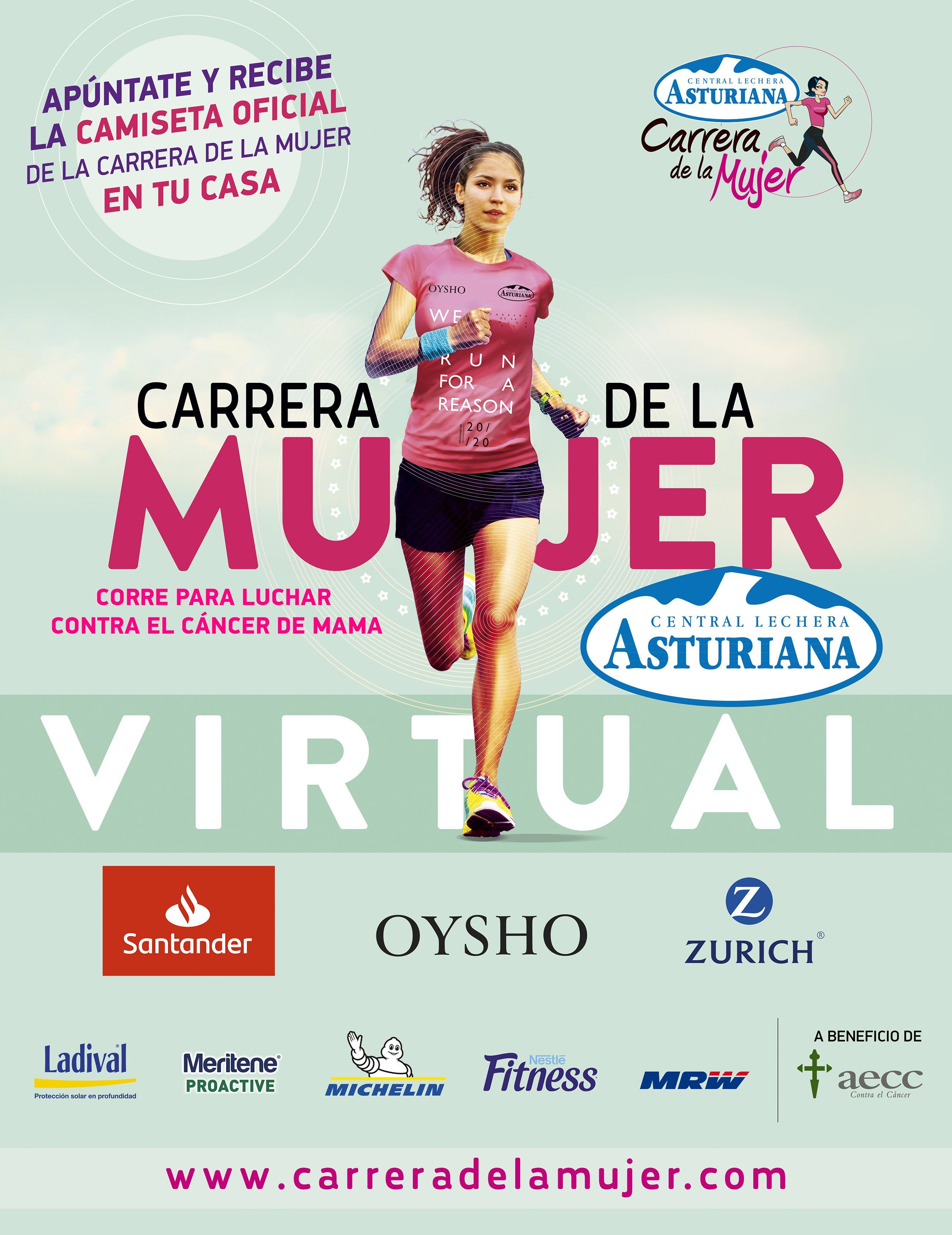 Cartel Carrera de la Mujer Virtual 2020