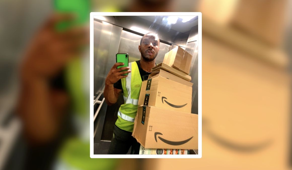 Dan Bramble, el repartidor de Amazon que sueña con Tokio 2021. Foto: EFE