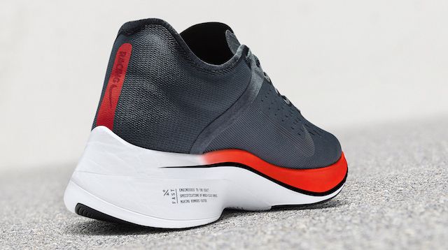 La inscripción en el talón de la Vaporfly era toda una declaración de intecionoes 