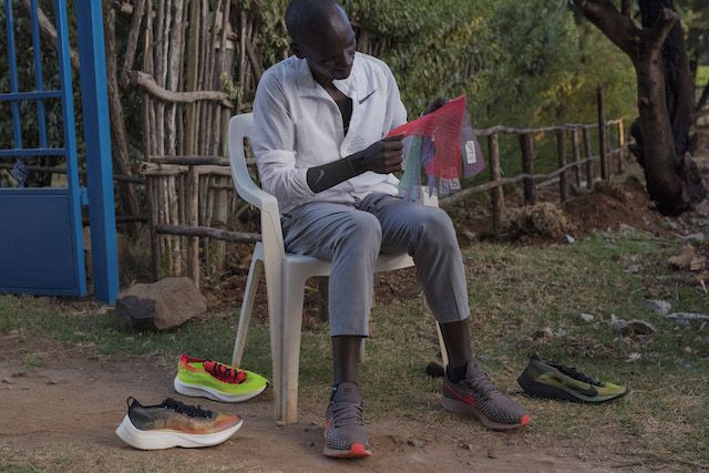 En 2018, para el maratón de Londres, Nike creó un upper nuevo y más ligero para su Vaporfly