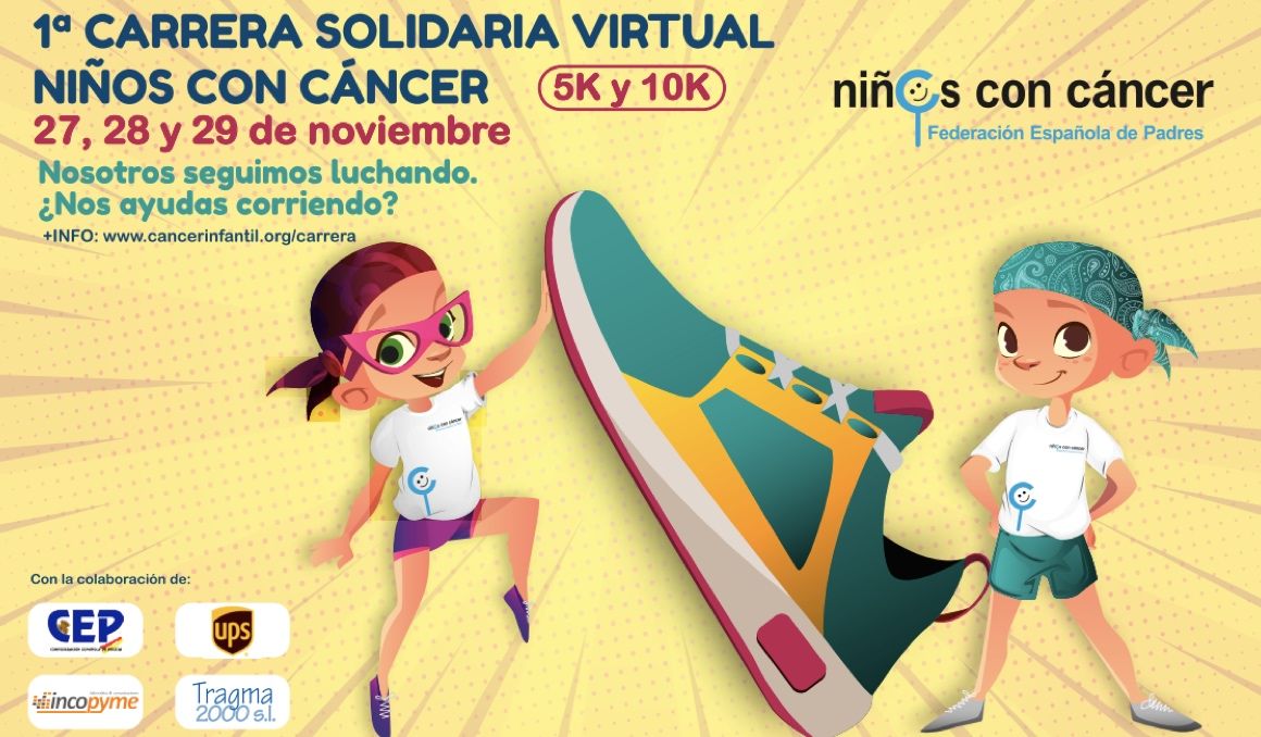 Primera Carrera Solidaria Virtual Niños con Cáncer.