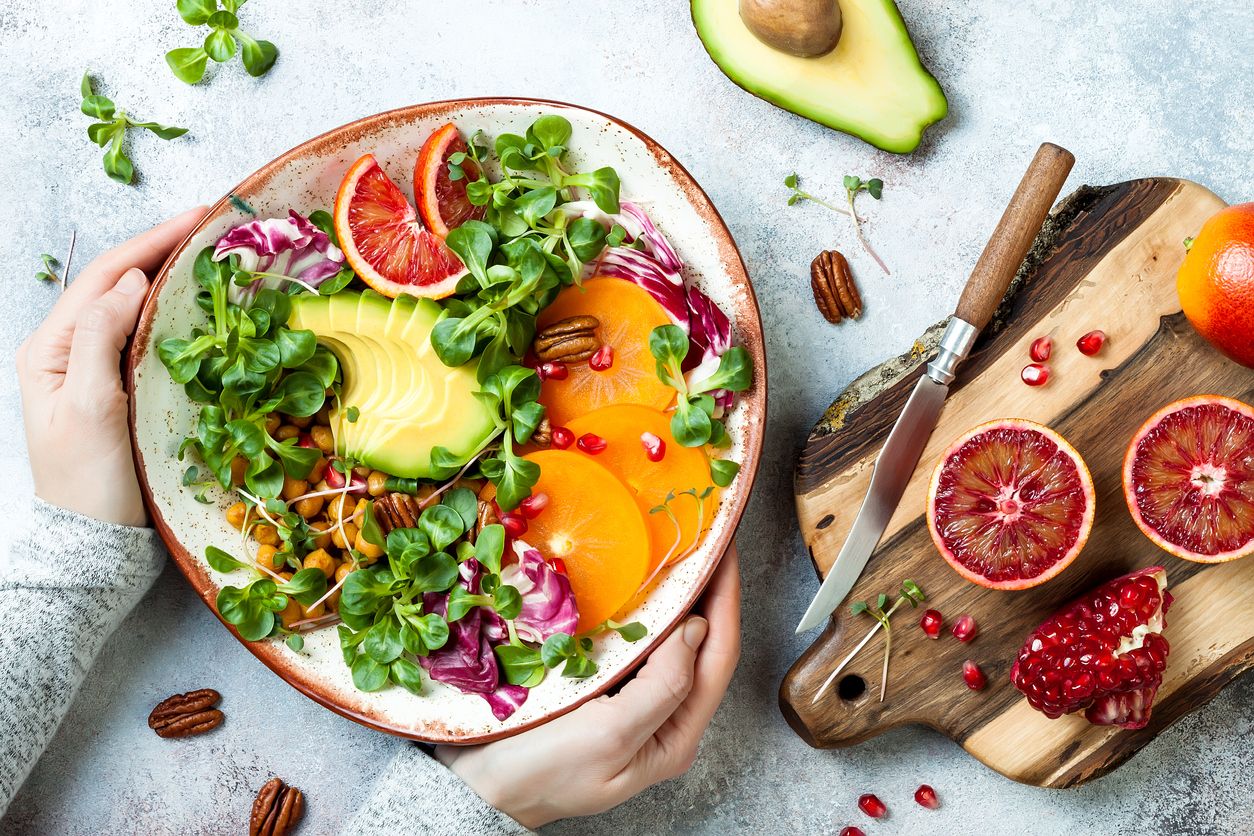 Aumenta tu ingesta de frutas y verduras