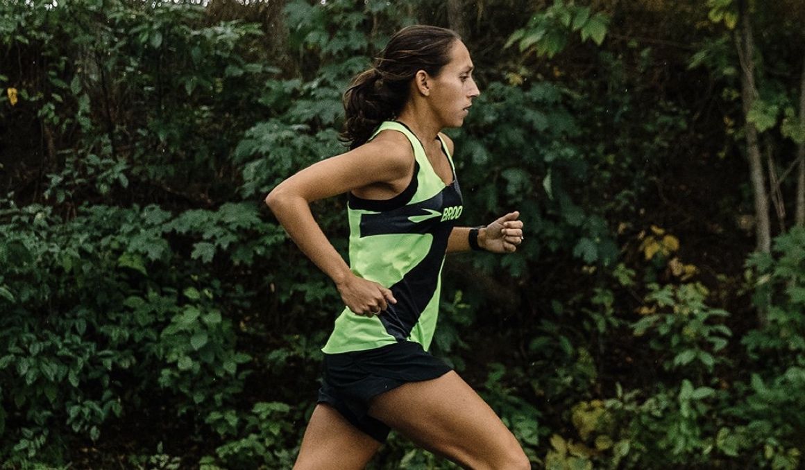 La atleta estadounidense Des Linden. Foto: Brooks.