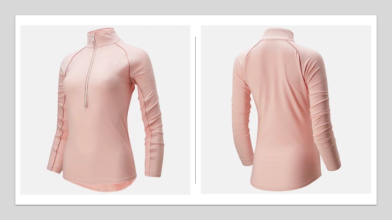 CAMISETA DE MANGA LARGA TRANSFORM 1/2 ZIP