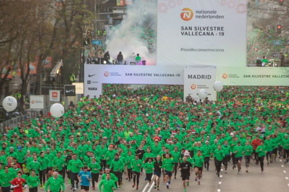 Salida de la San Silvestre Vallecana 2019