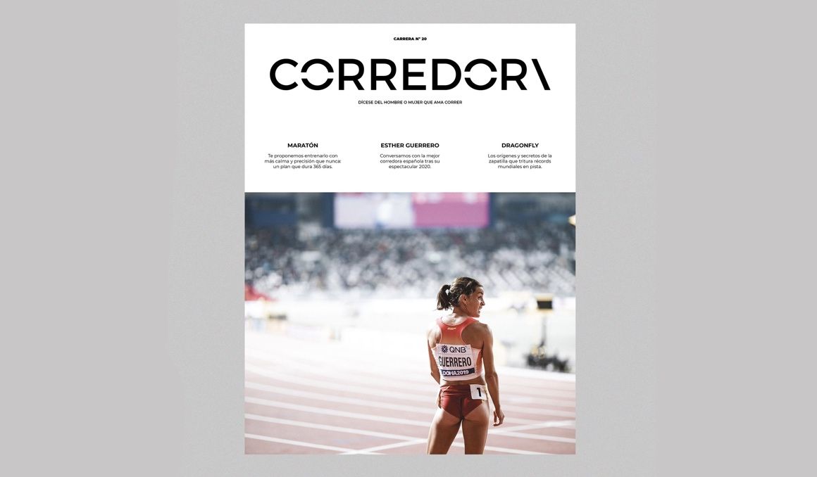 El espíritu de Esther Guerrero en el último número de Corredor. Foto: Sportmedia.