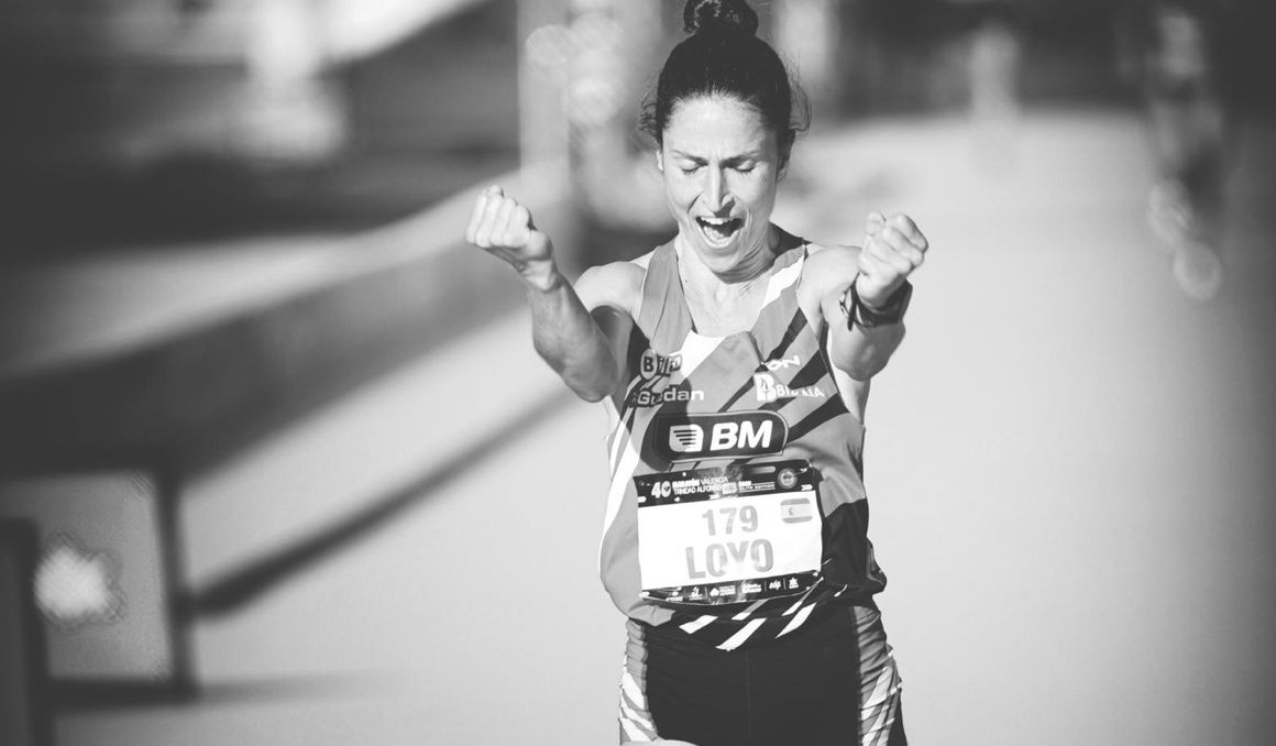 Elena Loyo en el Maratón de Valencia 2020. Foto: Félix Sánchez