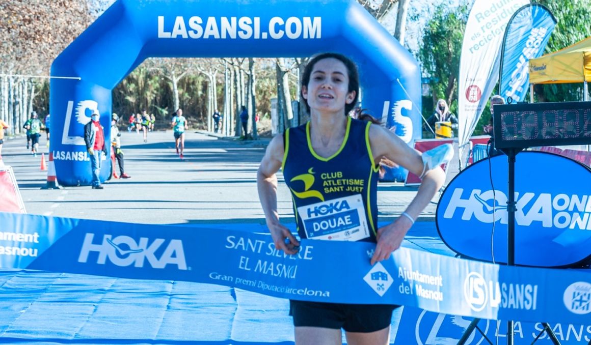 Una imagen de la ganadora de la San Silvestre de El Masnou