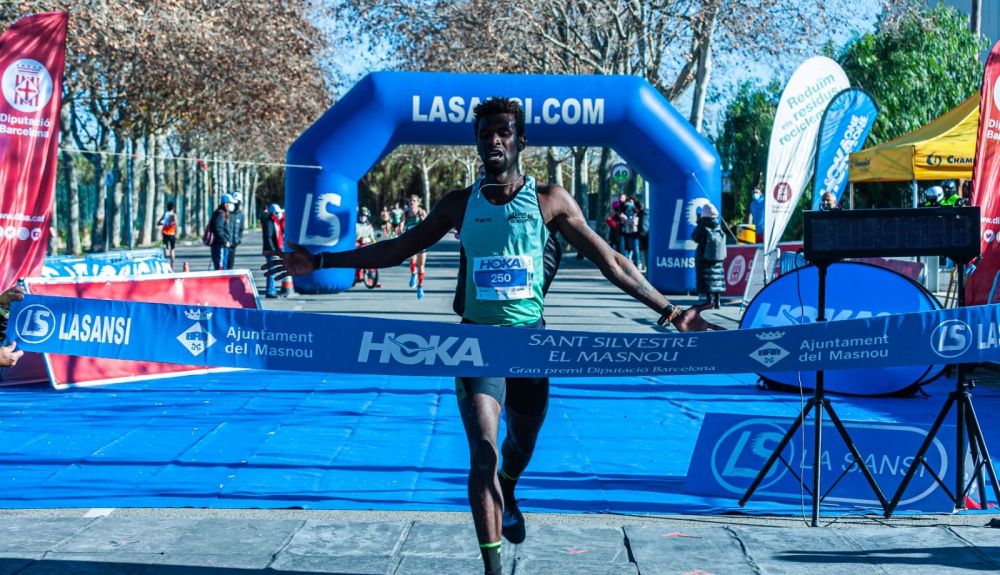 Boubacar Sabaly, ganador de la San Silvestre de El Masnou 2020.