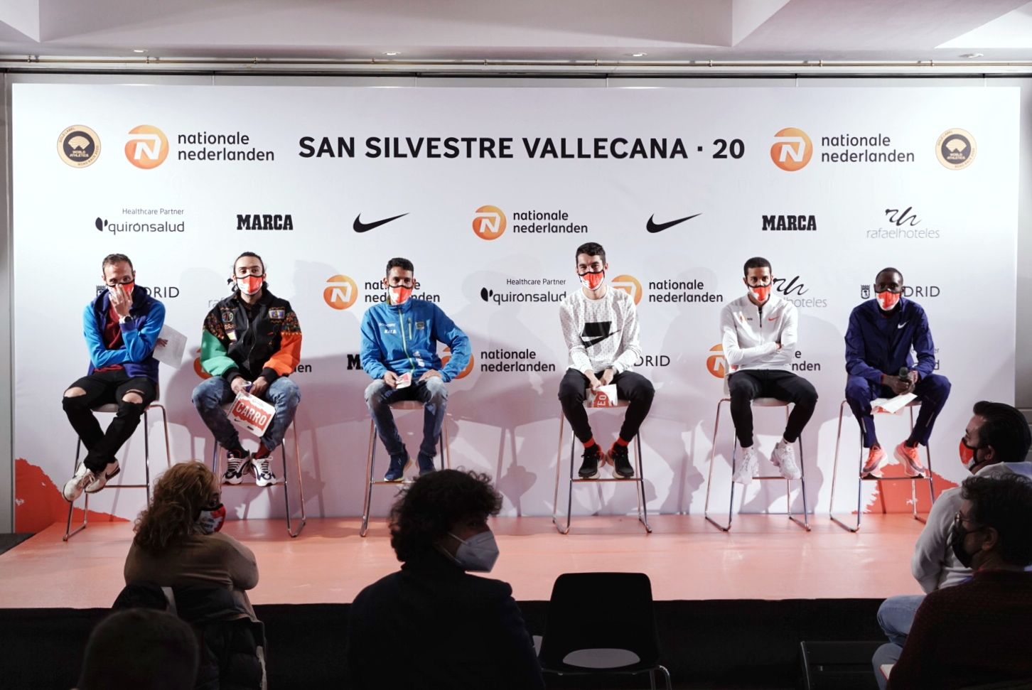 Presentación de atletas
